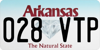 AR license plate 028VTP