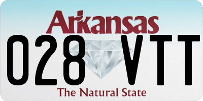 AR license plate 028VTT