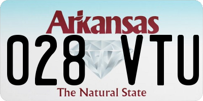 AR license plate 028VTU