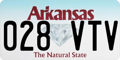 AR license plate 028VTV