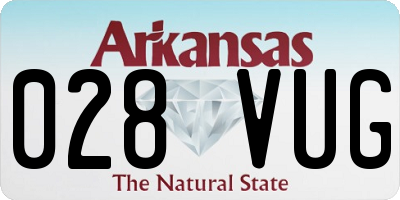 AR license plate 028VUG
