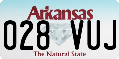 AR license plate 028VUJ