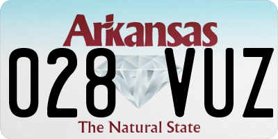 AR license plate 028VUZ