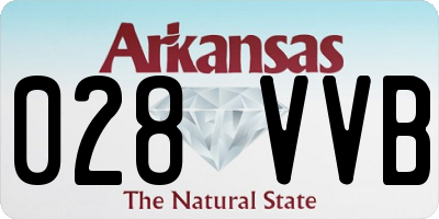 AR license plate 028VVB