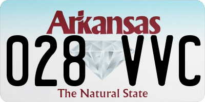 AR license plate 028VVC