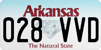 AR license plate 028VVD