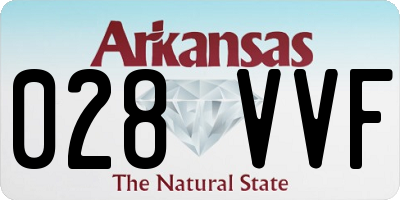 AR license plate 028VVF