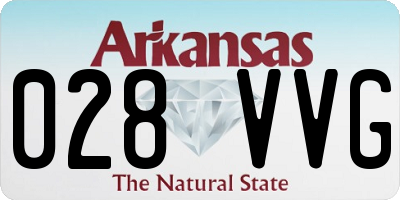 AR license plate 028VVG