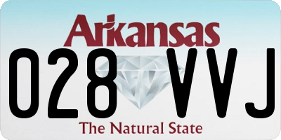 AR license plate 028VVJ