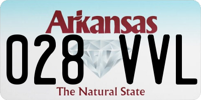 AR license plate 028VVL