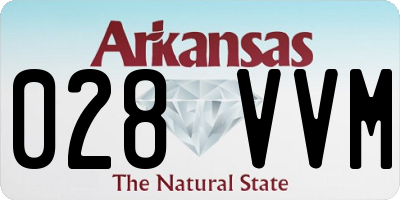 AR license plate 028VVM