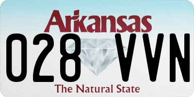 AR license plate 028VVN