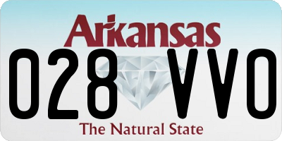 AR license plate 028VVO
