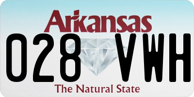 AR license plate 028VWH