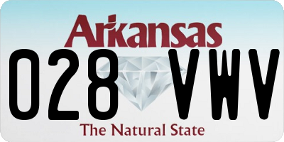 AR license plate 028VWV