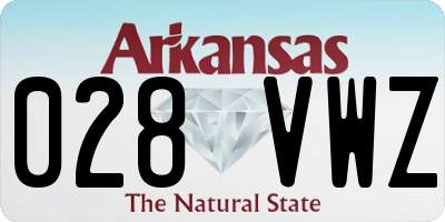 AR license plate 028VWZ