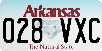 AR license plate 028VXC