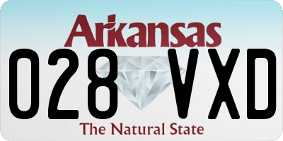 AR license plate 028VXD
