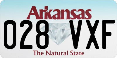 AR license plate 028VXF