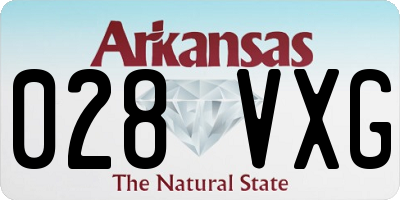 AR license plate 028VXG
