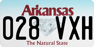 AR license plate 028VXH