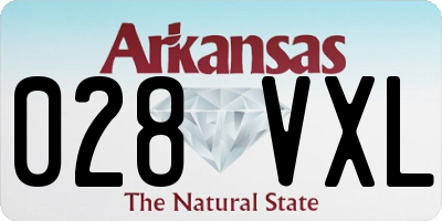 AR license plate 028VXL