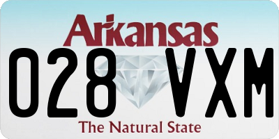 AR license plate 028VXM
