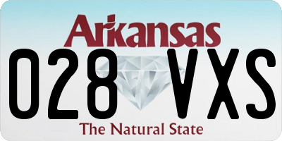 AR license plate 028VXS