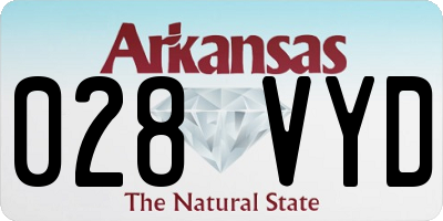 AR license plate 028VYD