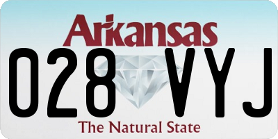 AR license plate 028VYJ