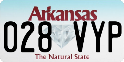 AR license plate 028VYP