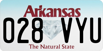 AR license plate 028VYU
