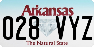 AR license plate 028VYZ