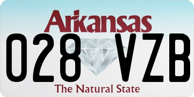 AR license plate 028VZB