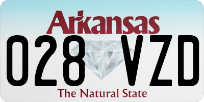 AR license plate 028VZD