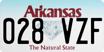 AR license plate 028VZF