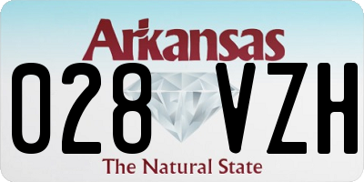 AR license plate 028VZH