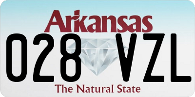AR license plate 028VZL