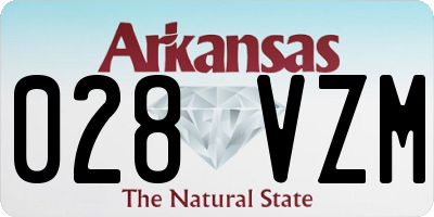 AR license plate 028VZM