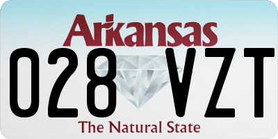 AR license plate 028VZT