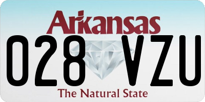 AR license plate 028VZU