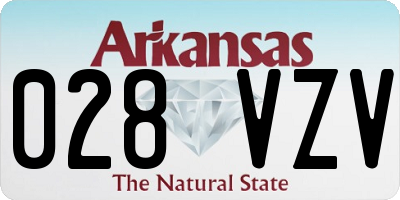 AR license plate 028VZV