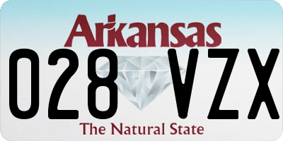 AR license plate 028VZX