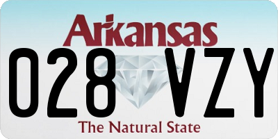 AR license plate 028VZY