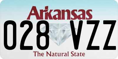 AR license plate 028VZZ