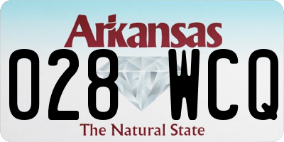 AR license plate 028WCQ