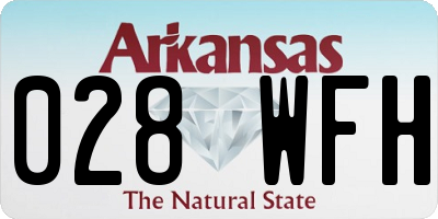 AR license plate 028WFH