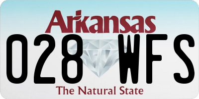 AR license plate 028WFS