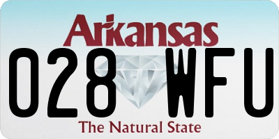 AR license plate 028WFU