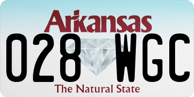 AR license plate 028WGC